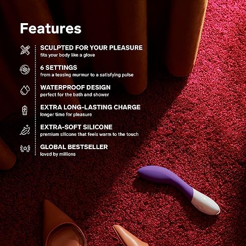 LELO-Mona-2-G-Spot-Vibrator-for-Women-G-Spot-Toy-for-Discrete-Pleasure-Curved-Vibrator-Sex-Toy-for-G-Spot-Adult-Toy-with-6-Intensity-Modes-Cerise