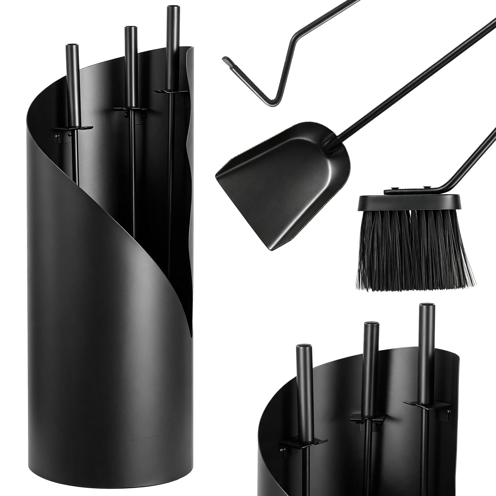 Kaminbesteck 4-TLG.Modernes Ofenbesteck Set
