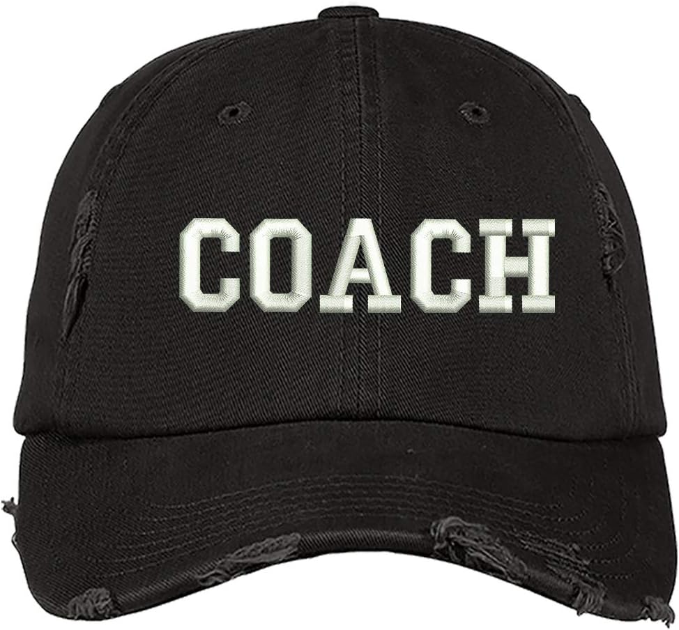 Coach Distressed Baseball Cap - Unisex Dad Hat