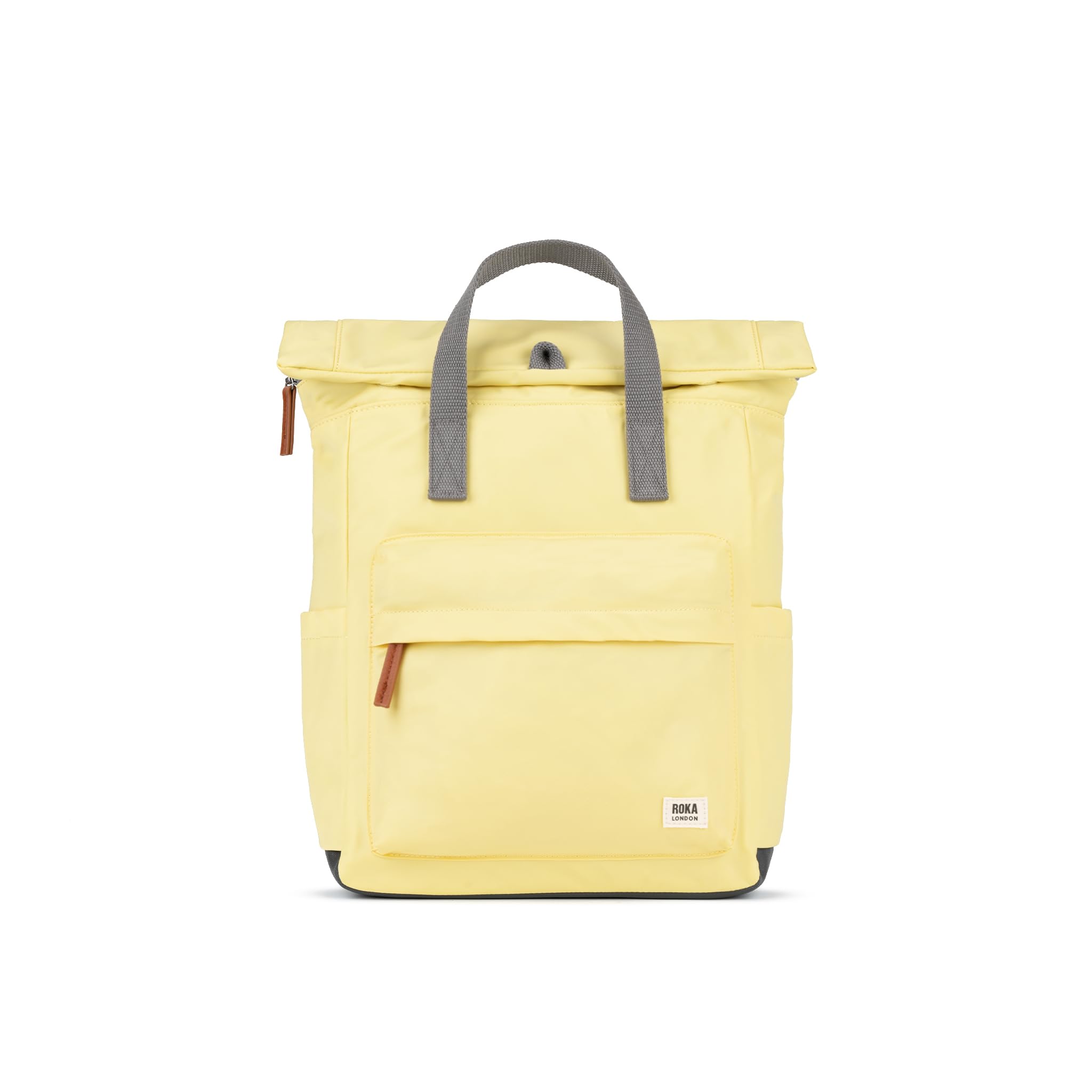 ROKA London Canfield B Medium Sustainable Nylon Backpack (Citron)