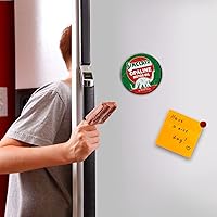 Vista 3 de Desperate Enterprises Sinclair - Imán de aceite opalino para refrigerador, divertidos imanes para oficina, hogar y escuela, fabricado en los Estados