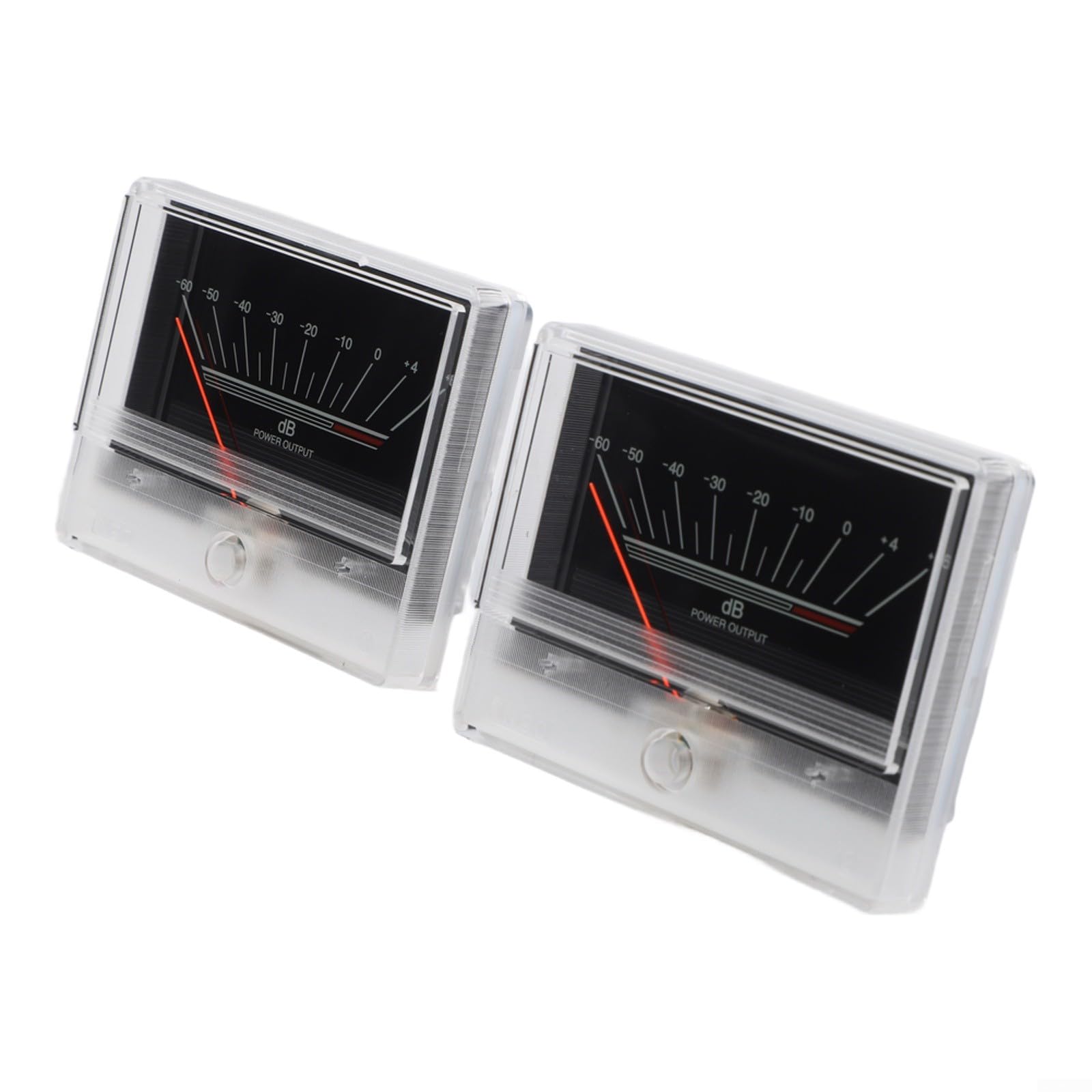 Analoges VU-Meter mit Hintergrundbeleuchtungstreiberplatine, 960 uA Empfindlichkeit für Heimwerker, Heim-, Auto-Audio-Pegel-Tests und zur Modifikation