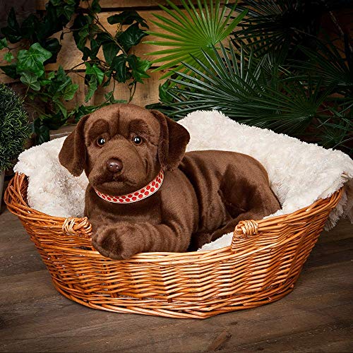 Living Nature Soft Toy - Großes Stofftier Labrador, braun (60cm)