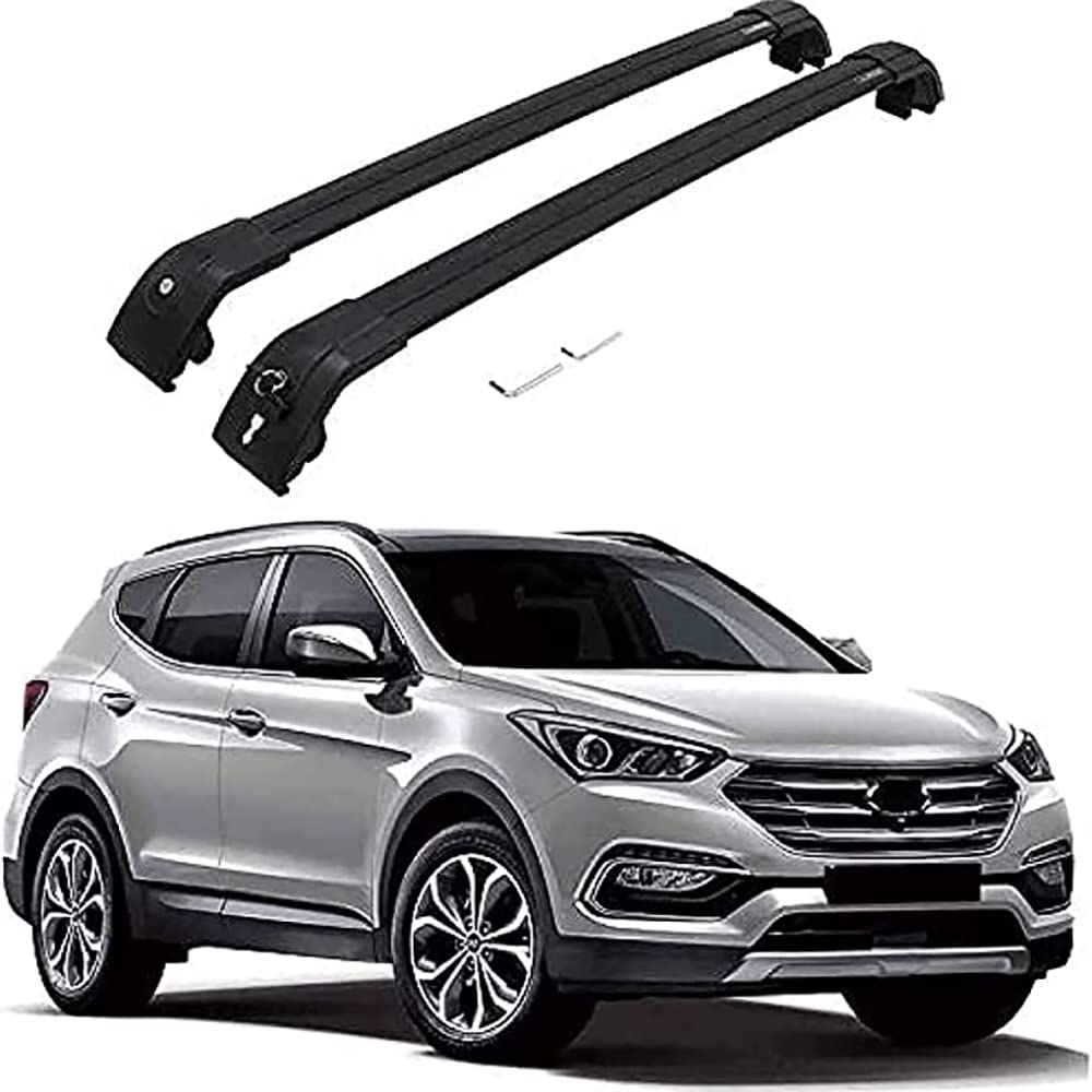 Buy Set of 2 Car Roof Rack Bars Rails, for Hyundai Santa Fe Sport 2013