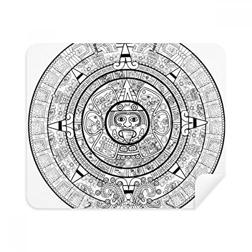 Ancient Egypt Pharaoh Pattern Cleaning Cloth Screen Cleaner 2pcs Suede Fabric