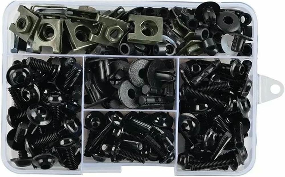 Vis de pare-brise moto M5 M6 aluminium kit boulon carénage pour Kawasaki ER5 ER6N - 8