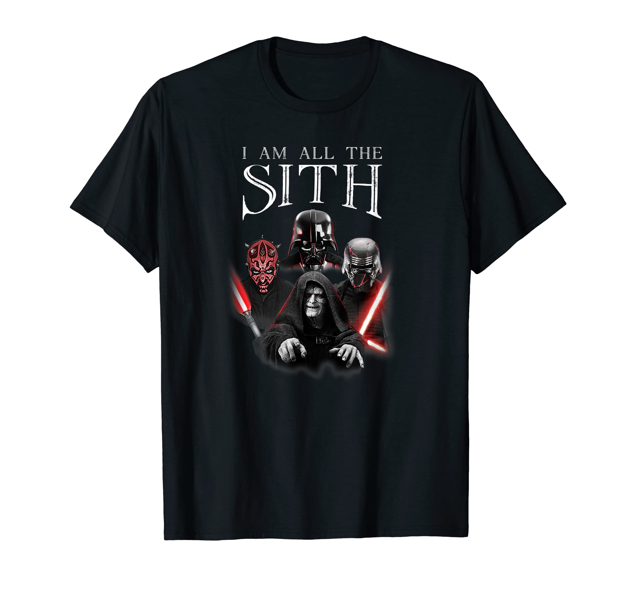 Star Wars Classic I Am All The Sith Dark Side Group Shot T-Shirt