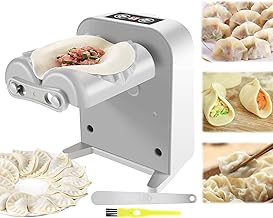Electric Dumpling Maker Machine, Automatic Dumpling Maker, USB Rechargeable Mold with 2 Gears Washable Household Large Ravioli Press Machine for Wrapper Dough Home Kitchen