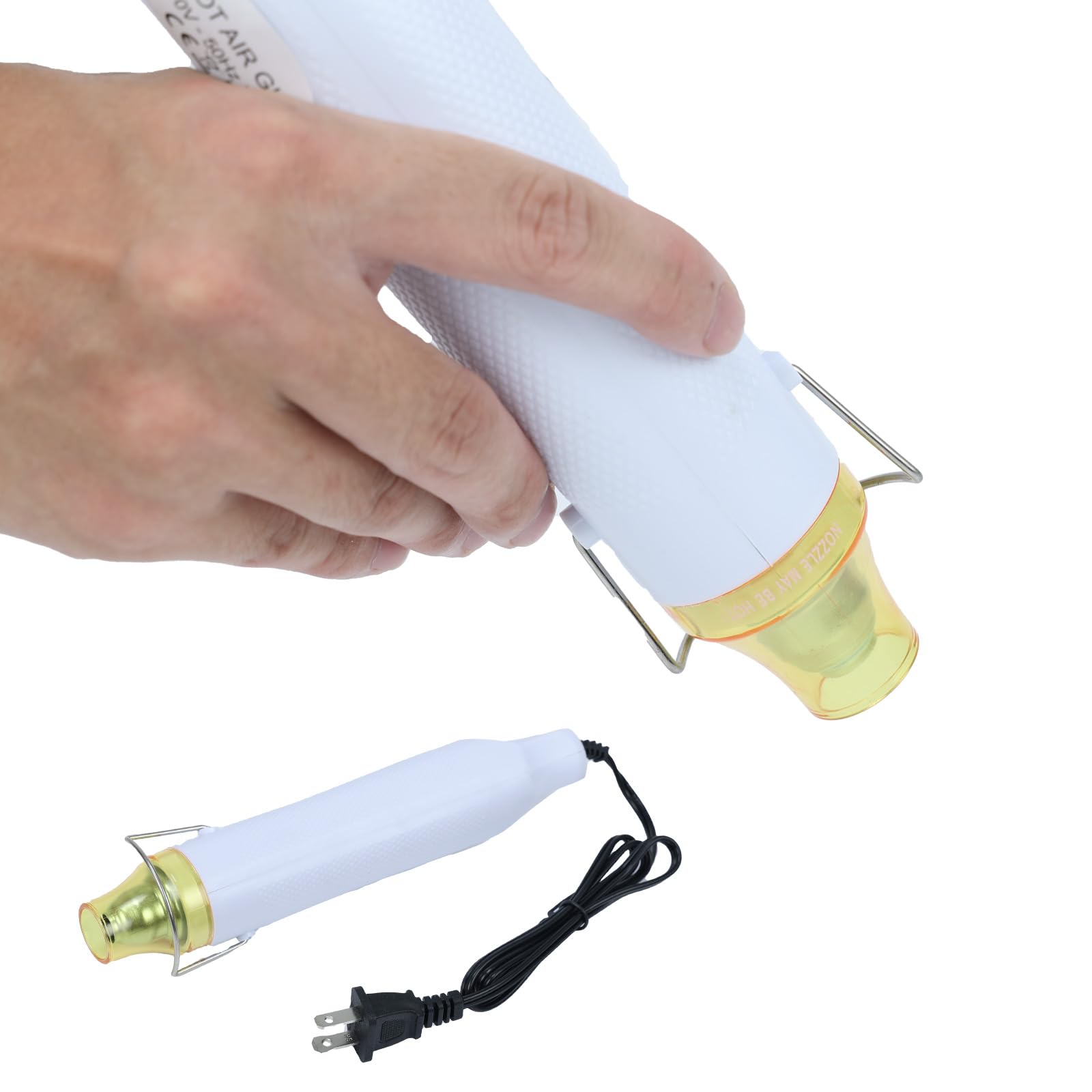 Heat Gun 110V 300W Handed Hot Air Gun for Crafting 3 28FT Ultra-Long Cable Portable Heat Gun with