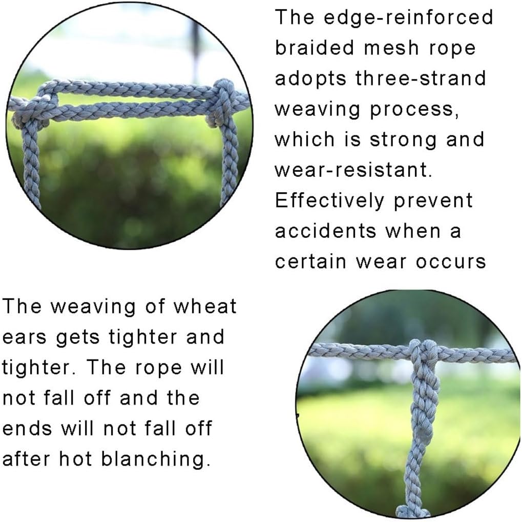 Kids Climbing Frame Net - Durable Polyamide Rope Netting for Outdoor Play, Cargo Climbing, Plant Support, 10x10cm Mesh, 1x2m (3.3x6.6ft) - Ideal for Children's Training