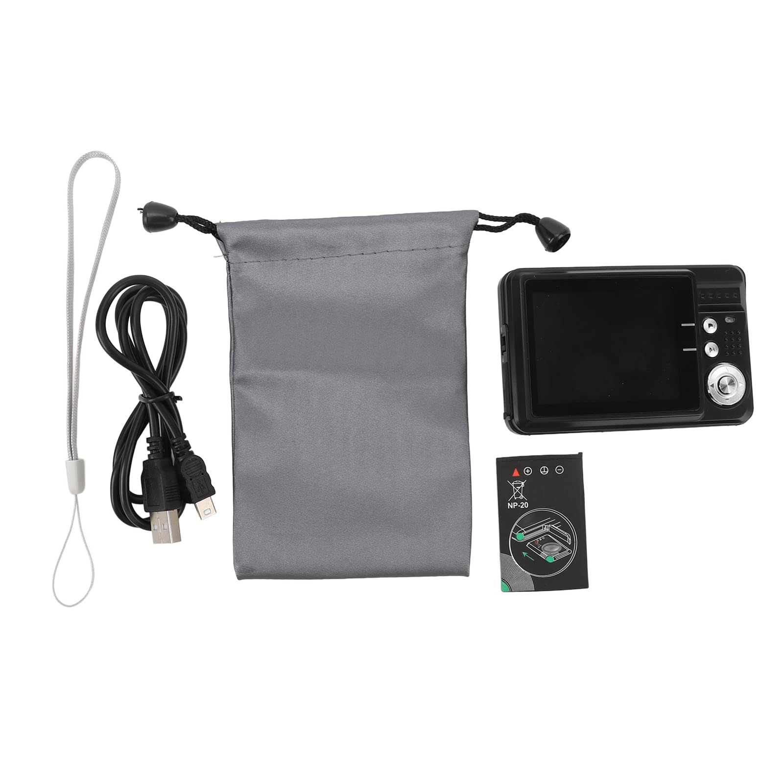 Cryfokt 4K Video Camera Camcorder, 48MP 8X Digital Zoom Digital Camera Recorder Camera with 2.7in TFT Screen, HD Video Recording Camcorder for Teens Beginners Students