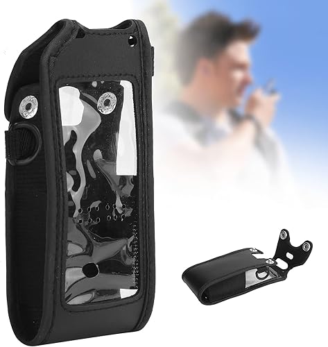 Miniatura 2 de Cuifati Walkie-Talkie - Funda protectora de piel sintética, funda suave de silicona, protector de walkie talkie apto para radio D878UV Two?Way