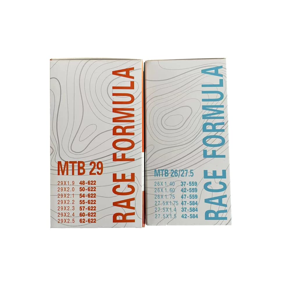 RideNow Ultralekka dętka rowerowa, 66 cm, 27,5 cala, 29 cali, długość zaworu do roweru MTB, 45 mm, do roweru górskiego