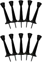 Vista 22 de Paquete de 10 topes de puerta de resorte de latón pulido, tapón de puerta flexible con punta de goma - Tope de puerta de resorte - Design House