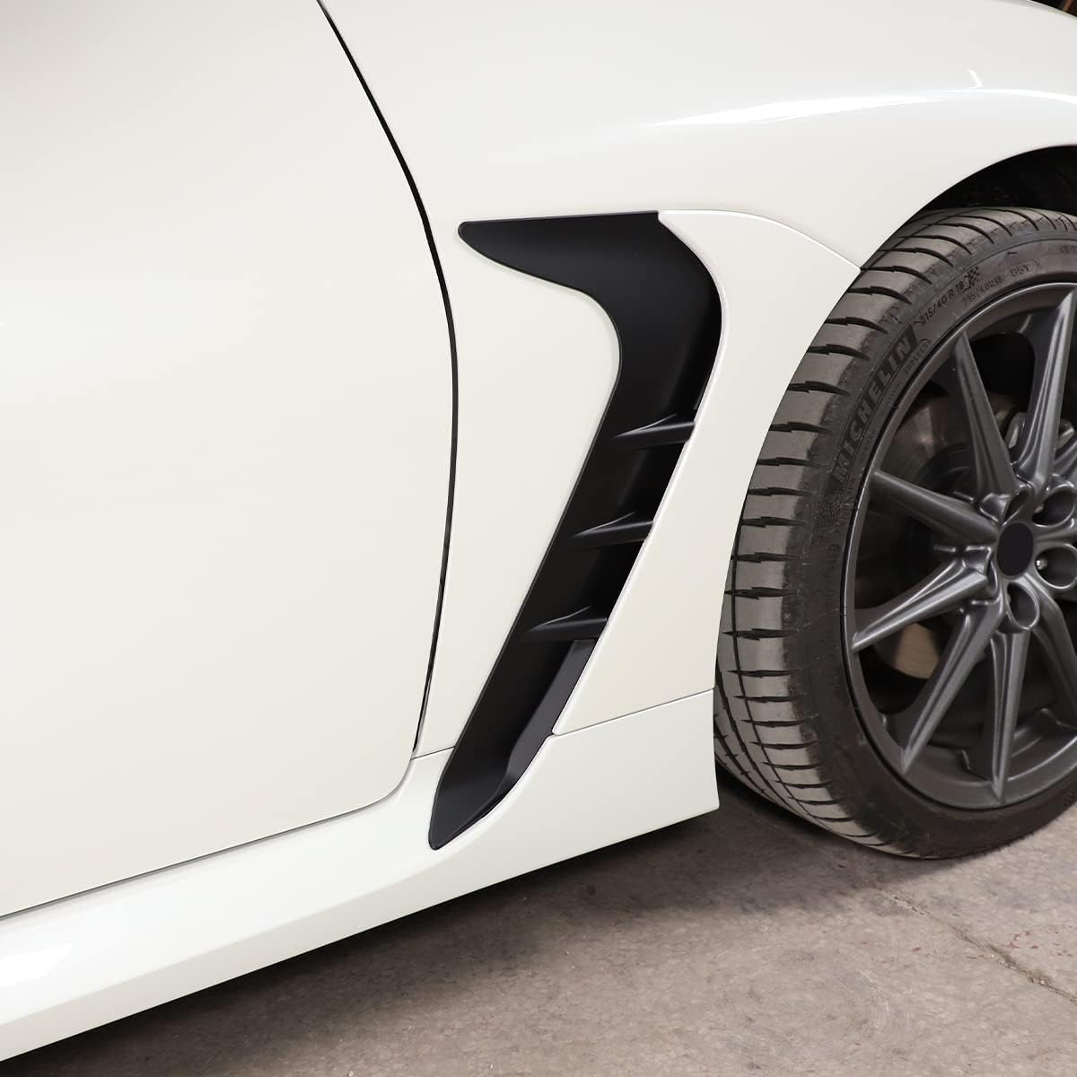 HAPPYHORSE Fit for Toyo-ta 86/Suba-ru BRZ 2022 Side Fender Decorative Sticker ABS car Accessories (Matte Black)