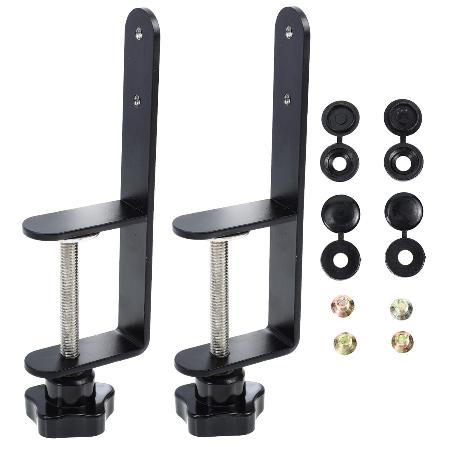 Garneck Pegboard Install Parts 2pcs Mounting Clamp Accessories for Hole Board Retail Shop Wall Display