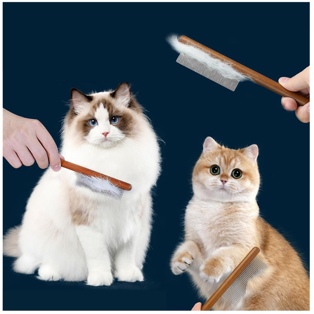 Amazon.co.jp: Granmagazz 3点3スタイル ペットコーム 猫犬コーム 木製