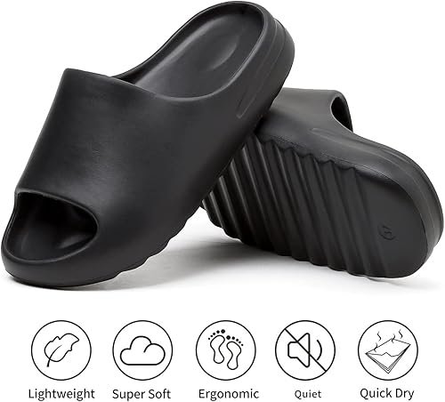 Miniatura 3 de Pantuflas Cloud Slides para hombres y mujeres, cómodas y ligeras, suela gruesa unisex, sandalias de ducha para interiores y exteriores
