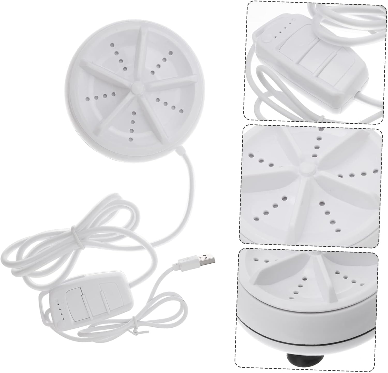 Portable Mini Clothes Washer Compact Travel Washing Machine Quick Wash Usb Powered Lightweight Design for Easy Carrying for Business Trips and Travel