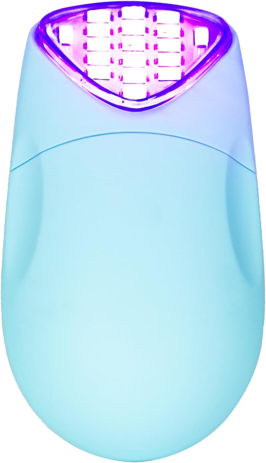 reVive Essentials Acne Device, FDA-Cleared Red & Blue Light Acne Tools, Medspa Quality LED Light Therapy, Portable Triangular Face Tools for Skincare, Battery or USB Power