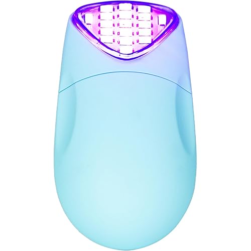 reVive Essentials Acne Device, FDA-cleared Red & Blue Light Acne Tools, Medspa Quality LED Light Therapy Products, Portable Triangular Design Face Tools for Skincare, Battery or USB Power