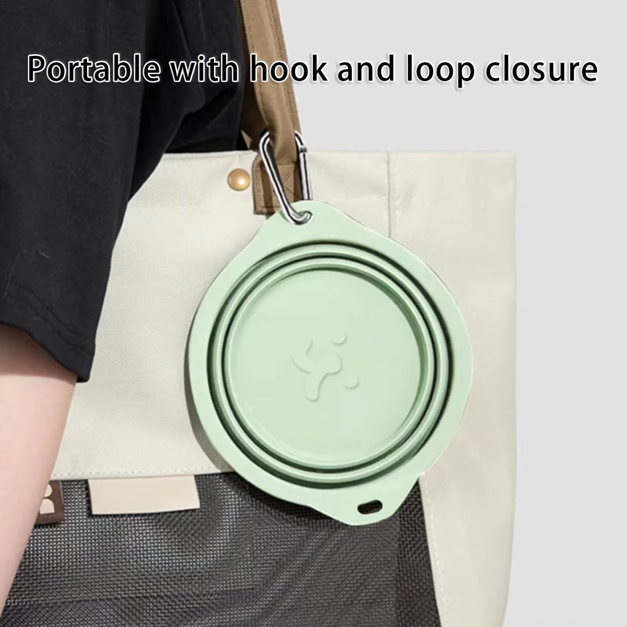 Ciotole Pieghevoli Per Cani GIEEU - Set 2 Pezzi In Silicone Da 350ml E 600ml - Foto 5