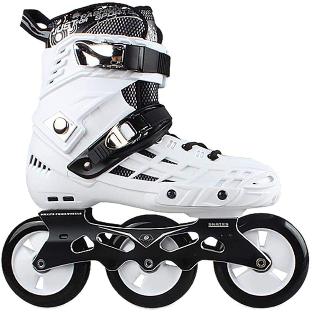 WuJiPeng Adult Racing Inline Skates, 3 Large Wheels Roller Blades Anti-Collision, Wear-Resistant, Breathable And Comfortable Roller Skates