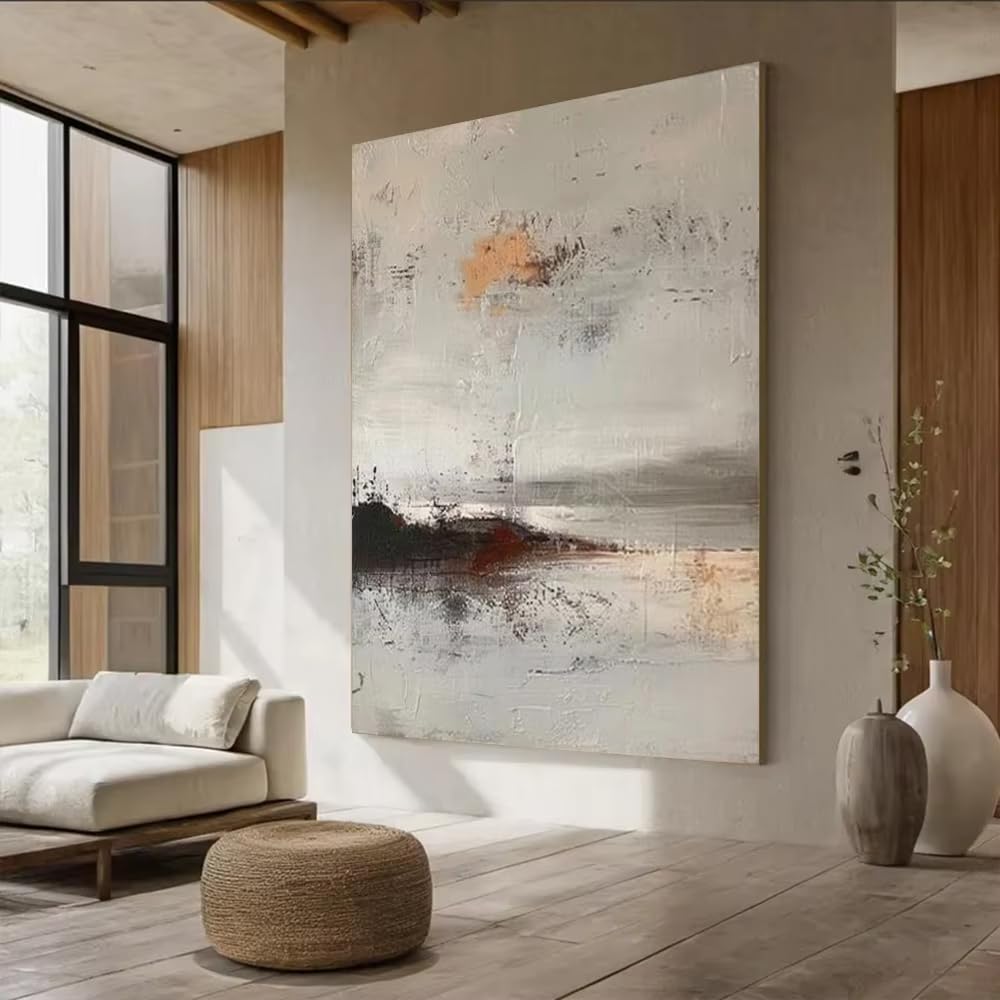 DFZEWKI Abstract on Canvas Lake Scenery Wall Art Picture for Home Living Room Decor Wall Art Prints Ideal(40x60cm(16x24in)/No frame)