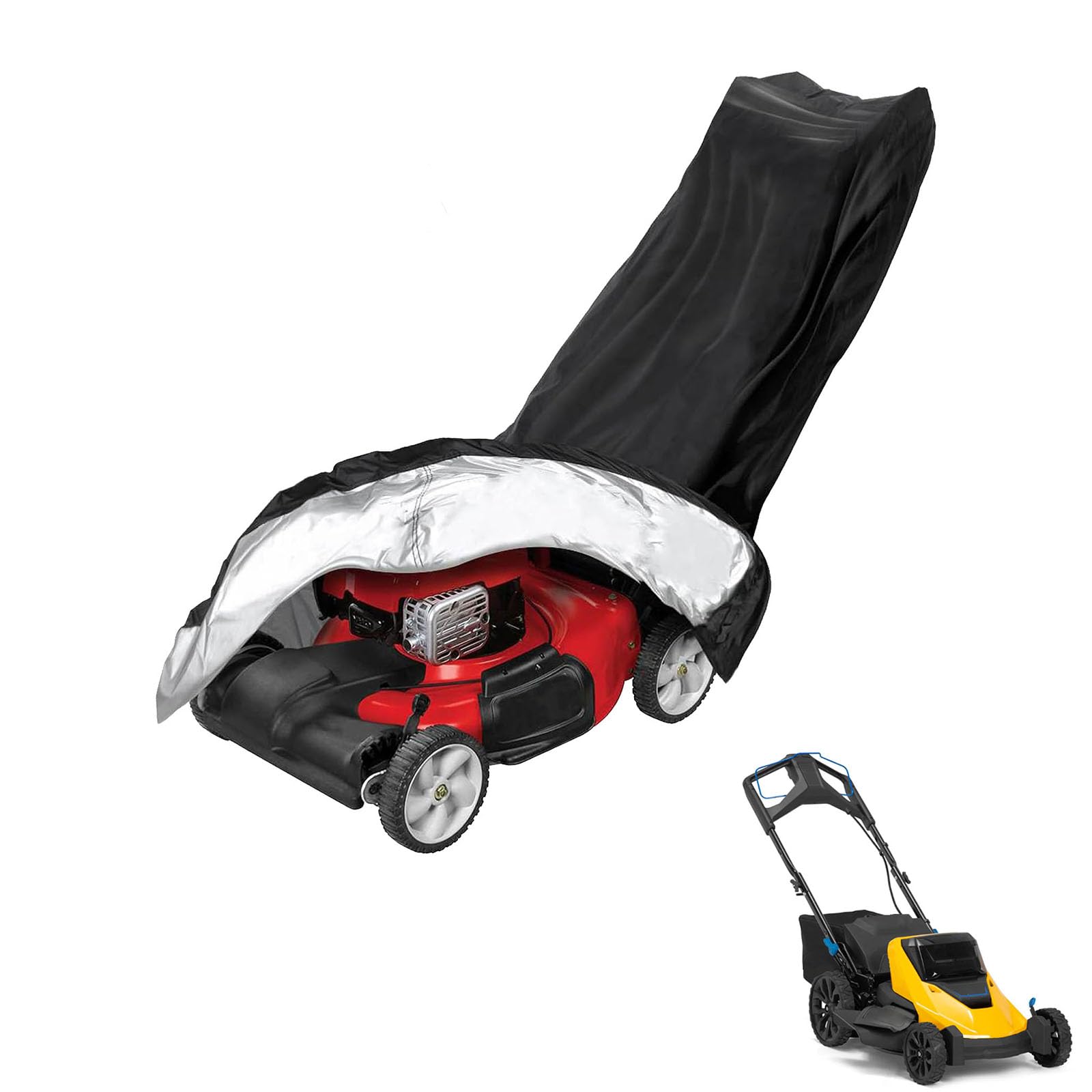 lawnmower cover Compatible with Cub Cadet SCP21E ,waterproof and sun,suitable for indoor and outdoor use all year round, comes with a storage bag