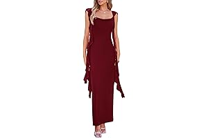 Maroon Long Maxi Dress – Ideal Formal and Guest Wedding Wear