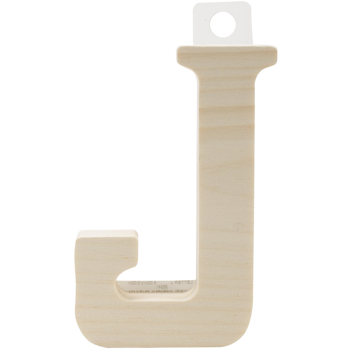 Walnut Hollow Wood Letter, 5 by 0.63-Inch, J