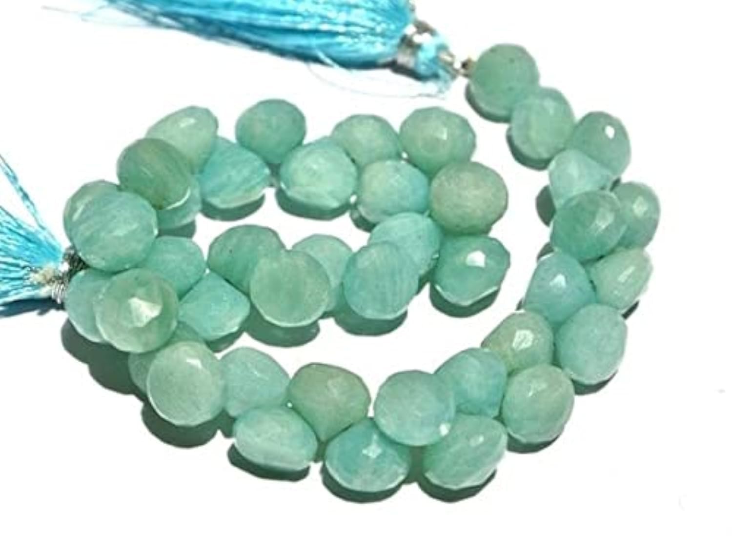 Amazonite du Brésil facettée de qualité supérieure pour bijoux LKBEADS