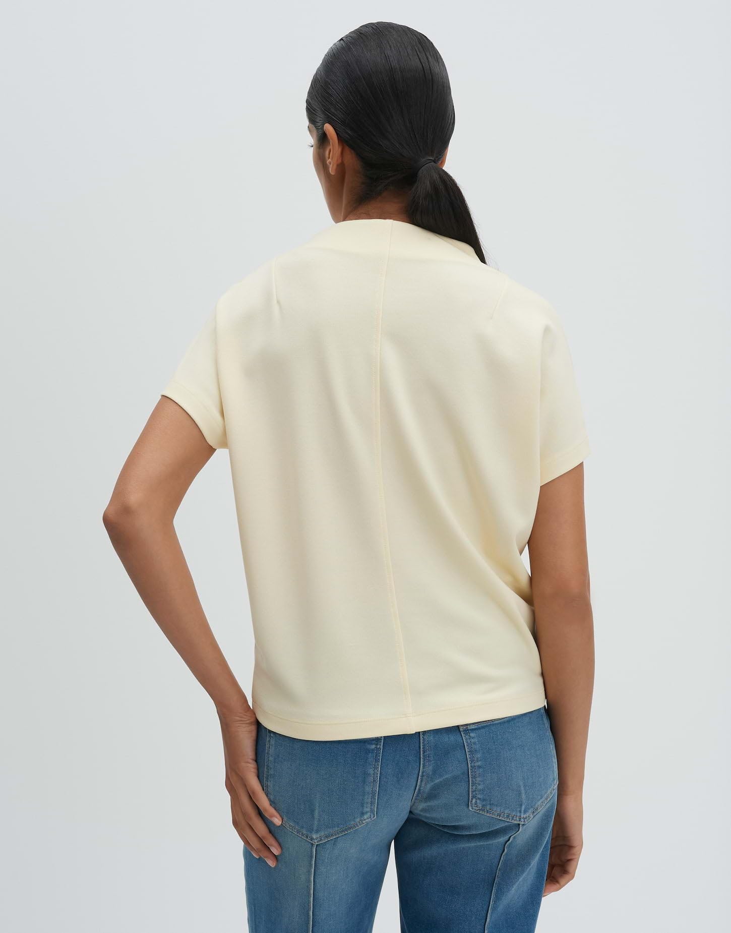 someday Damen Kurzarmshirt | Weiches Jerseyshirt aus ECOVERO™ Viskosemix Regular Fit