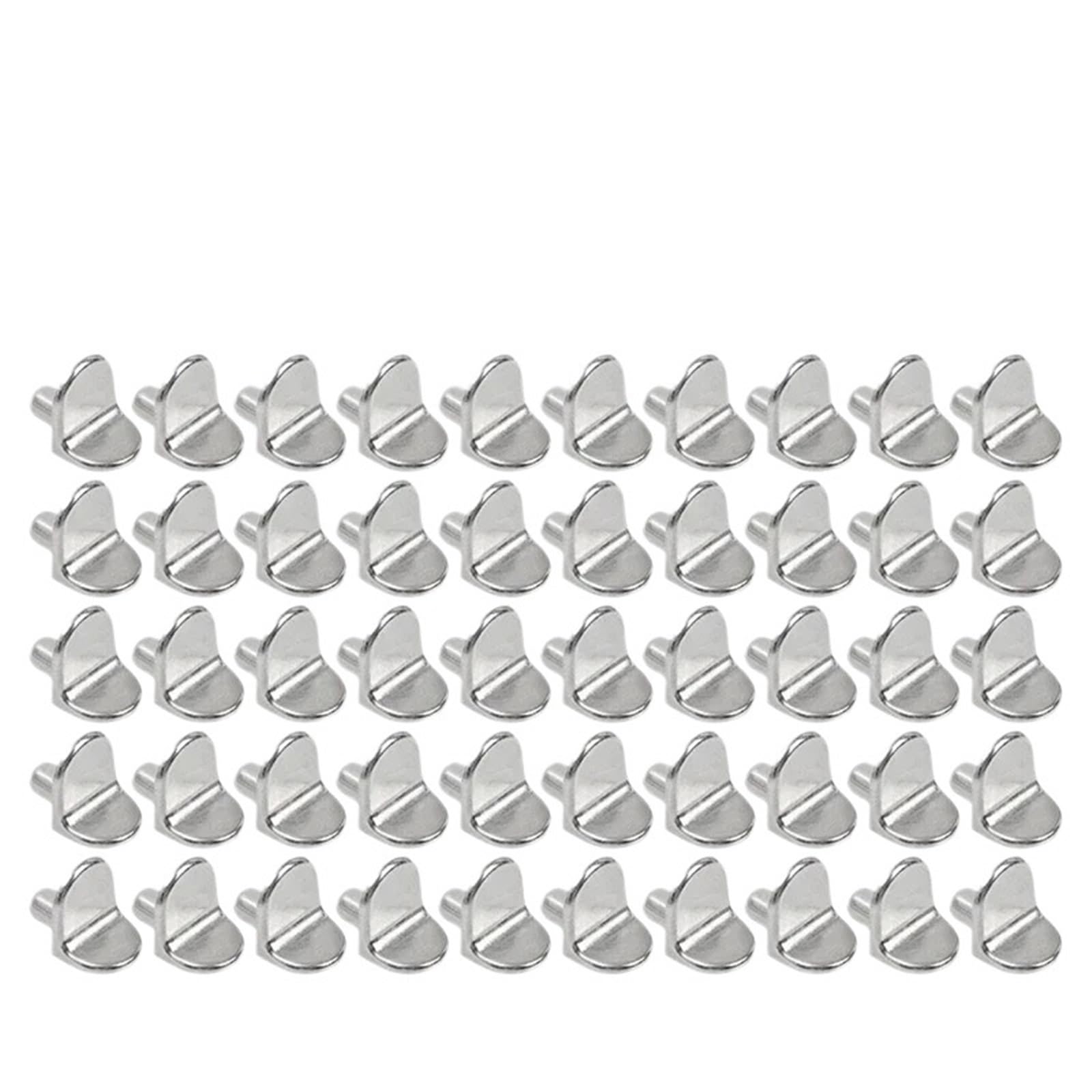 Rrypbovg 50Pcs L Brackets Shelf Support Pegs Wardrobe Fixed Bookcase Wooden Glass Layer Board Furniture Holder(50Pcs)