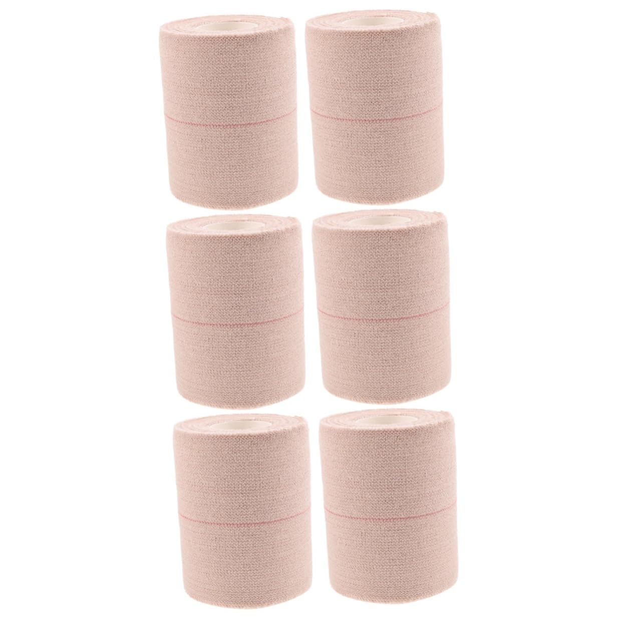 FOMIYES 6rollen Selbsthaftendes Elastisches Klebeband Atmungsaktive Flexible Und Dehnbare Fixierbinden Für Sport Und Verletzungen Hautfreundlich