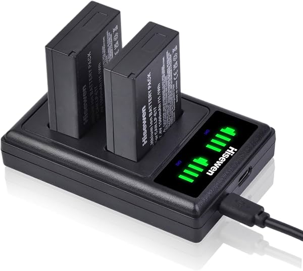 Paquete de 2 baterías LP-E17 y cargador dual para cámara Canon EOS RP R10 R8 R50 Rebel T6i T7i T8i T6s SL2 SL3 EOS M3 M5 M6 200D 77D 750D 760D 800D 8000D KISS X8i