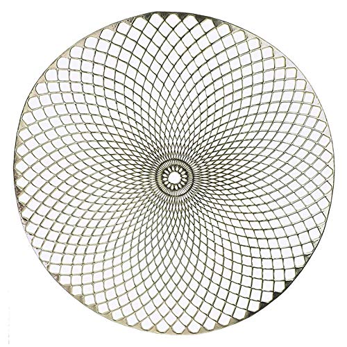 Napperons Lavables Pousselles pliables PVC Isolation thermique Couleur solide Table de restaurant non glissé Table ronde Tapis de table Table de table de dîner de table Facile à Nettoyer Cover