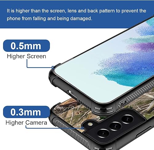 Vista 93 de Funda compatible con Samsung Galaxy S21 Plus, diseño gráfico de bandera de águila en blanco y negro, acrílico, a prueba de golpes, antiarañazos