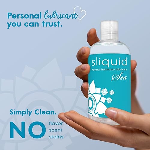 Miniatura 6 de Sliquid Lubricante con infusión de carragenina marina Naturals - 8.6 fl oz por Sliquid