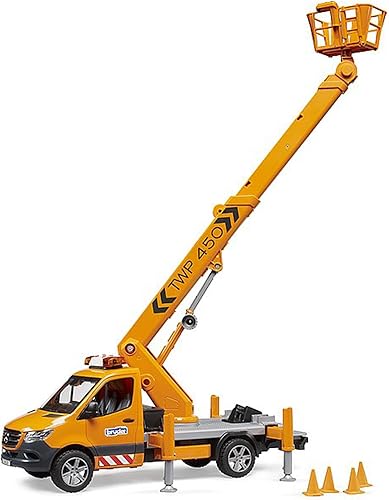 Miniatura 4 de Bruder 02679 MB Sprinter camión de servicio/grúa, cesta hombre w L/S módulo