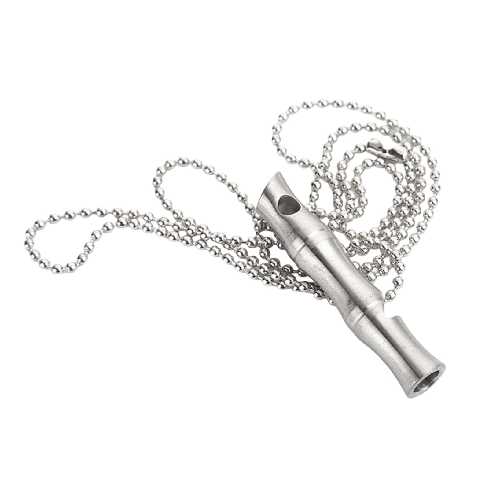 DCYQAIN Stainless Steel Emergency Whistle, High Decibel Signal Whistle with Wearable Lanyard, Rustproof Compact Safety Whistle for Outdoor Survival, Hiking, Cycling and Dog Training