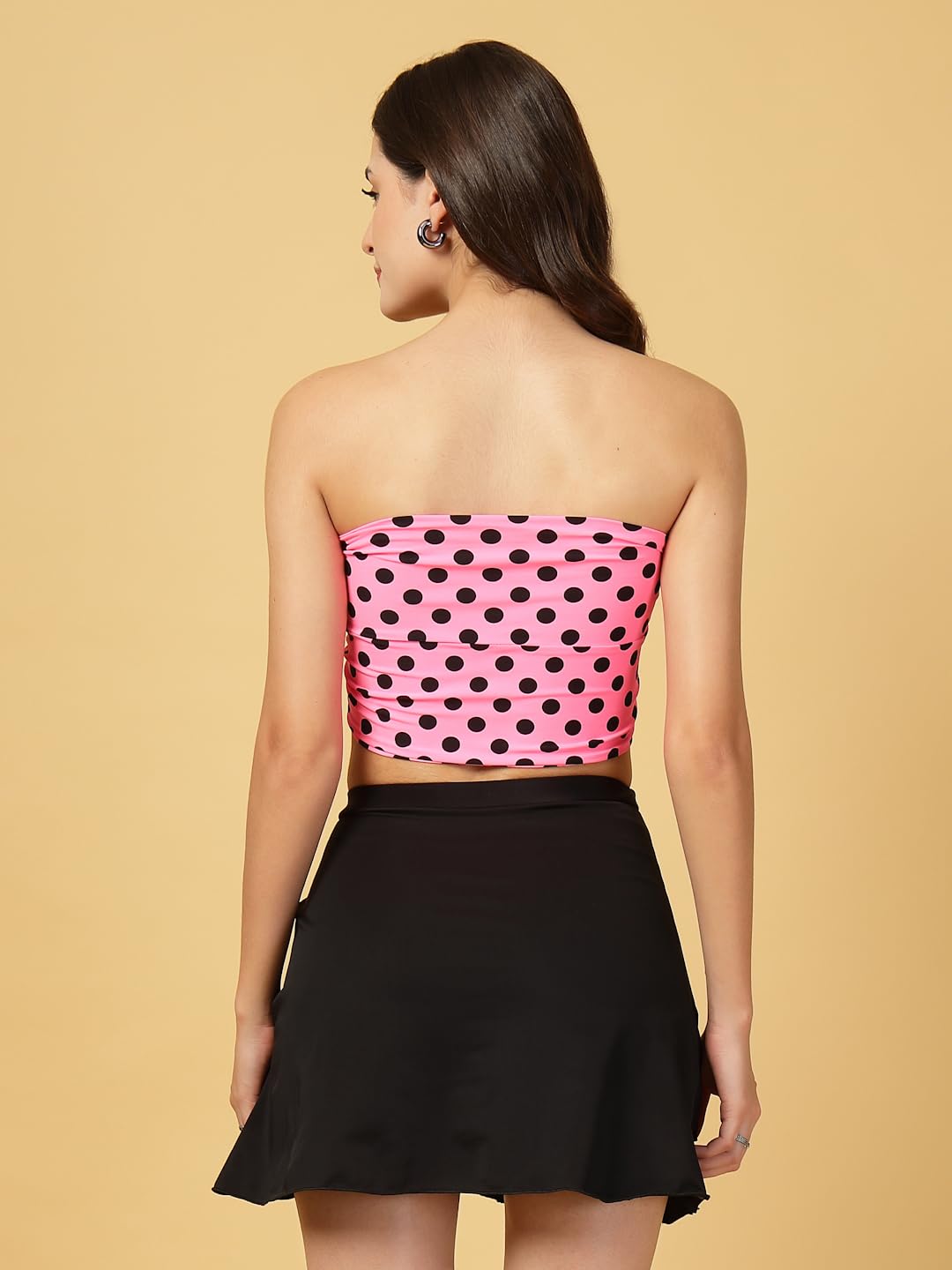 CUKOO Pink Printed Two piece Skirtini Swimwear 2