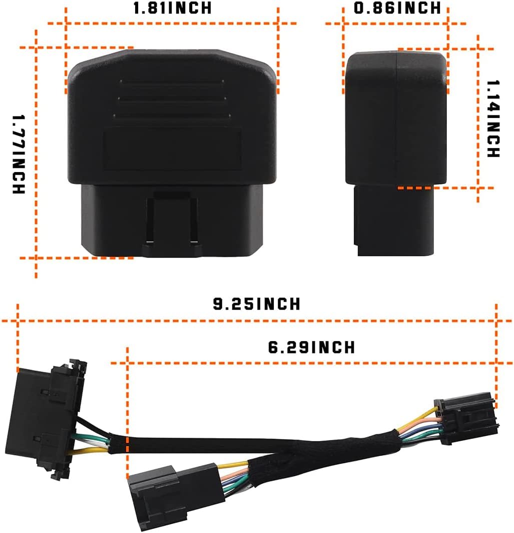 Auto Start Stop Eliminator Compatible with 2018-2024 Jeep Wrangler JL JLU Plug Play Engine System Cable(Not fit 4XE)