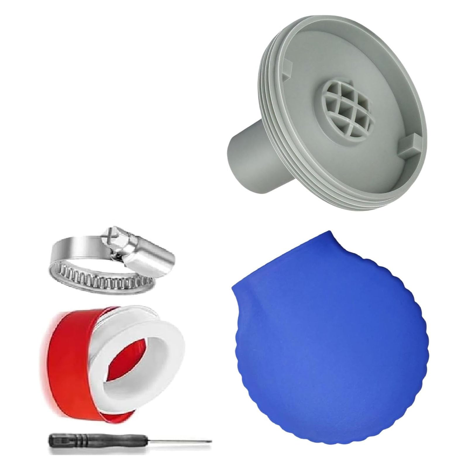 Kalttoy Pool Inlet Nozzle 32mm Pool Outlet with Connection Accessories Nozzles Adjustable Nozzles Outlet Nozzle Set