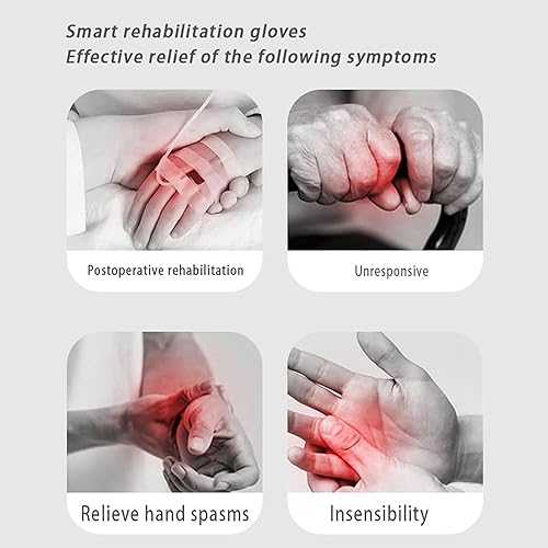 Miniatura 9 de Hand Rehabilitation Robot Gloves for Stroke, ALS, Arthritic, Finger Exercisers Hand Recovery Device, Finger Independent Control Training, Strength