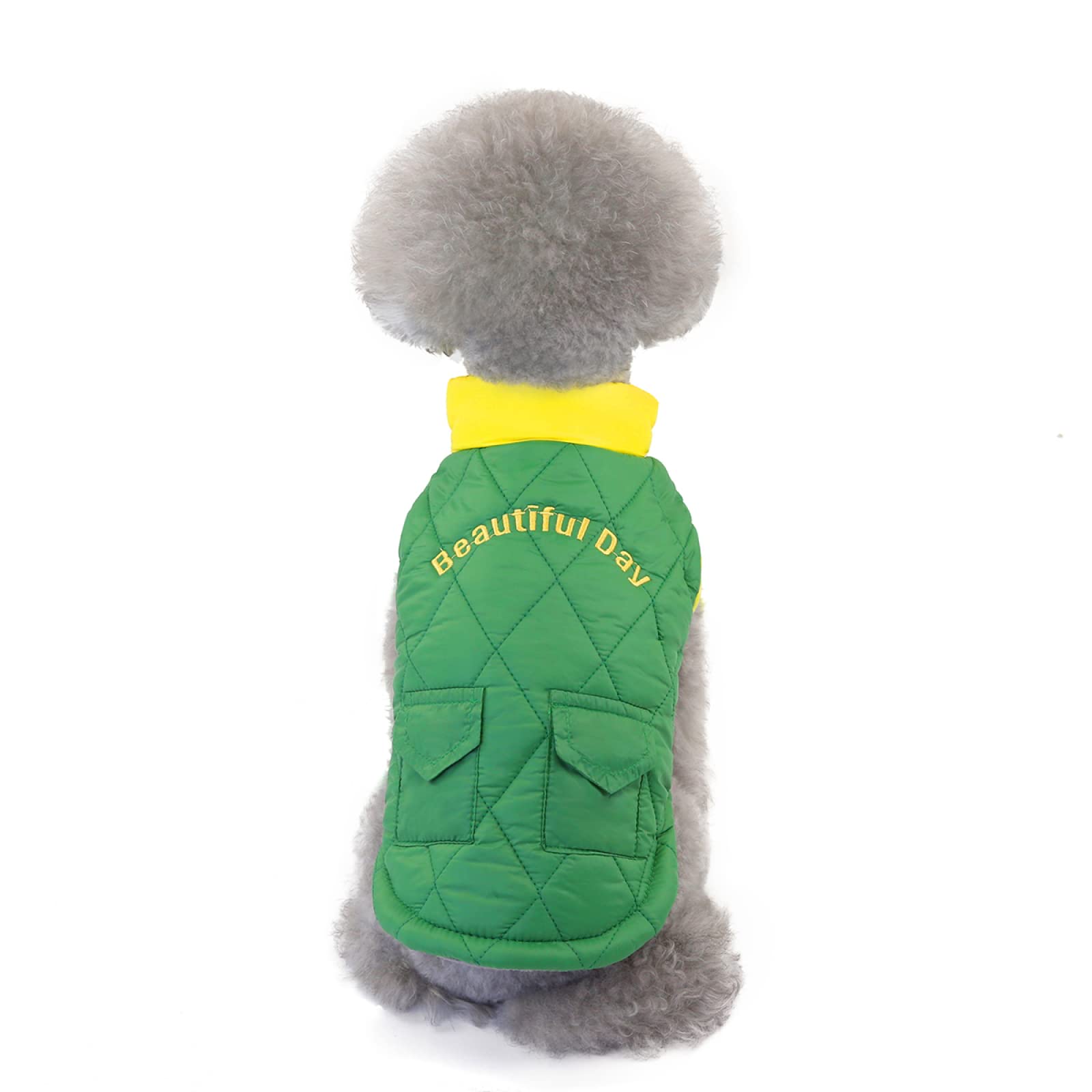 Gilet en coton pour chien veste matelassée anti-froid