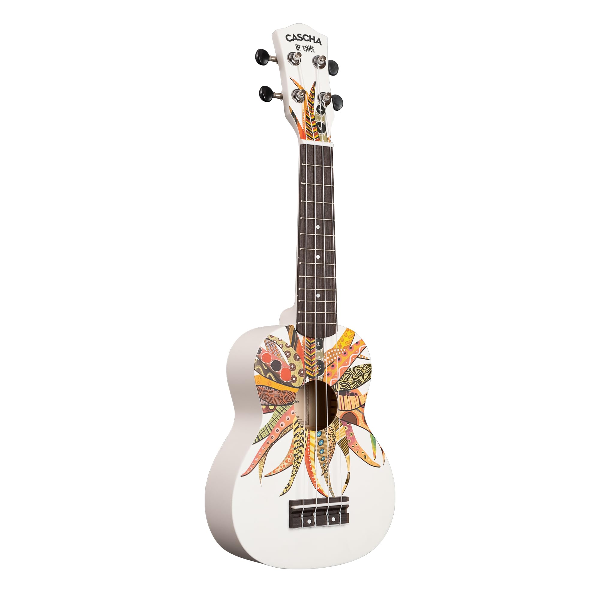 Ukulélé soprano en tilleul avec sac et 3 médiators