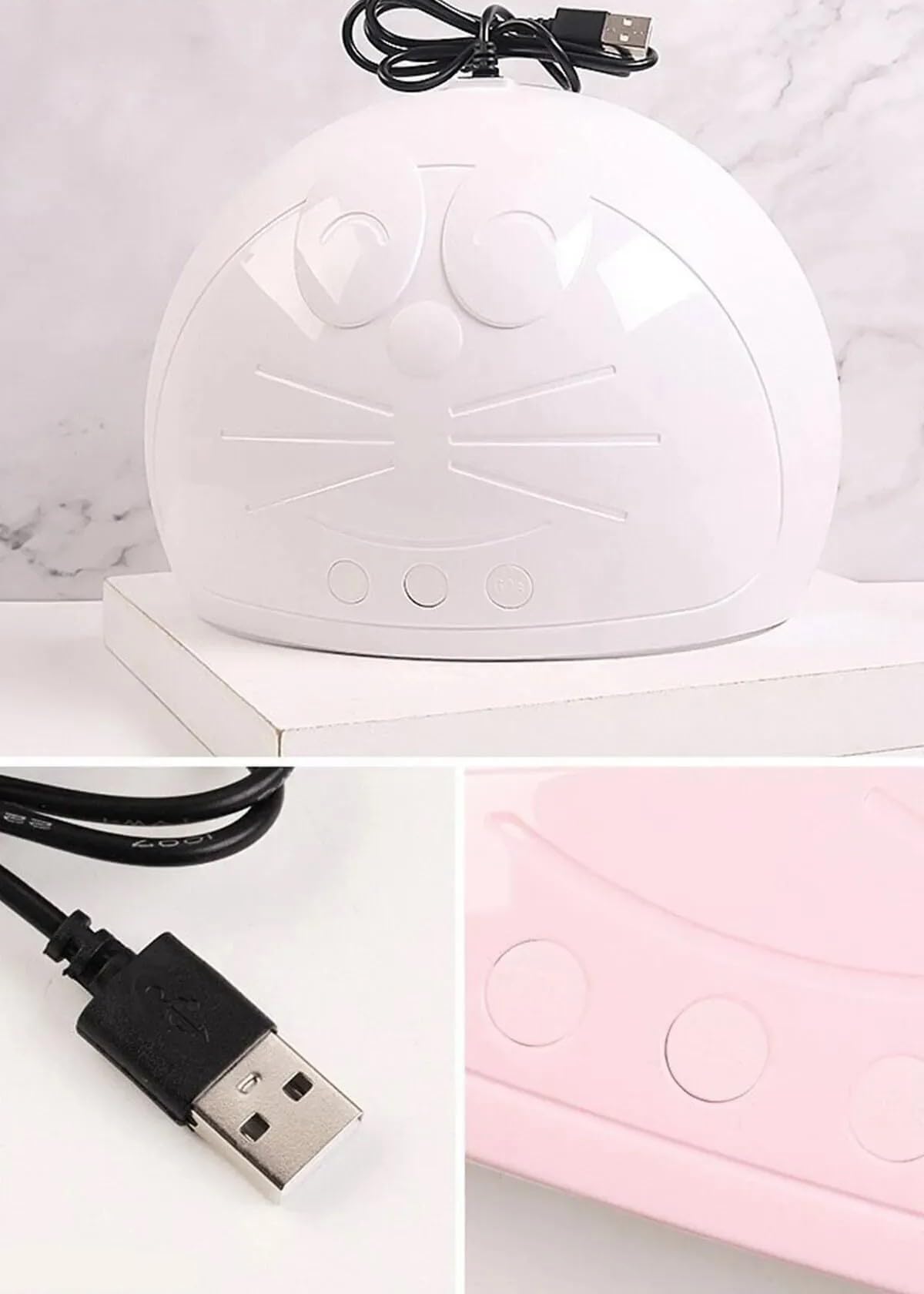 Netmarkt 3 Zamanlı 45W Ultraviyole Işıklı Oje ve Tırnak Kurutucu Fototerapi Makinesi