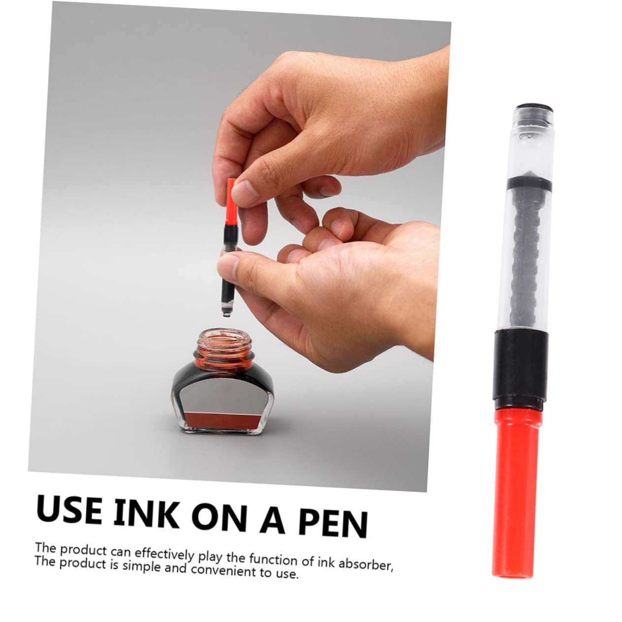 Ciieeo 5sätze Pen Converter Praktische Rotierende Tintensauger Für Füllfederhalter Einfach Nachzufüllen Kompakt Und Leicht Stifte-zubehör Für Schreibliebhaber