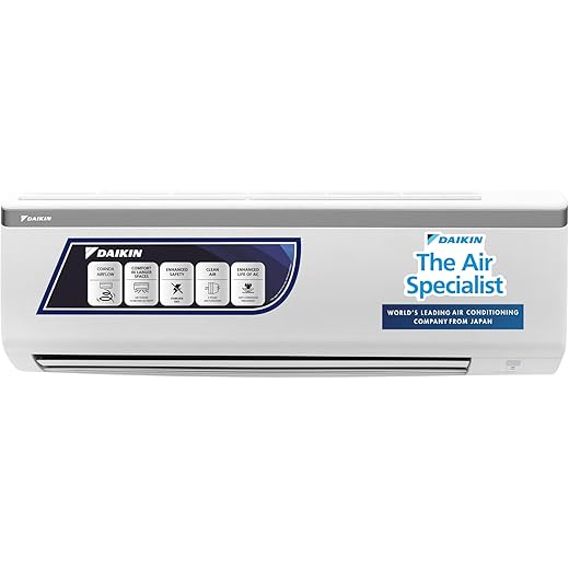 Daikin 08 Ton 3 Star Fixed Speed Split AC Copper PM 25 Fi